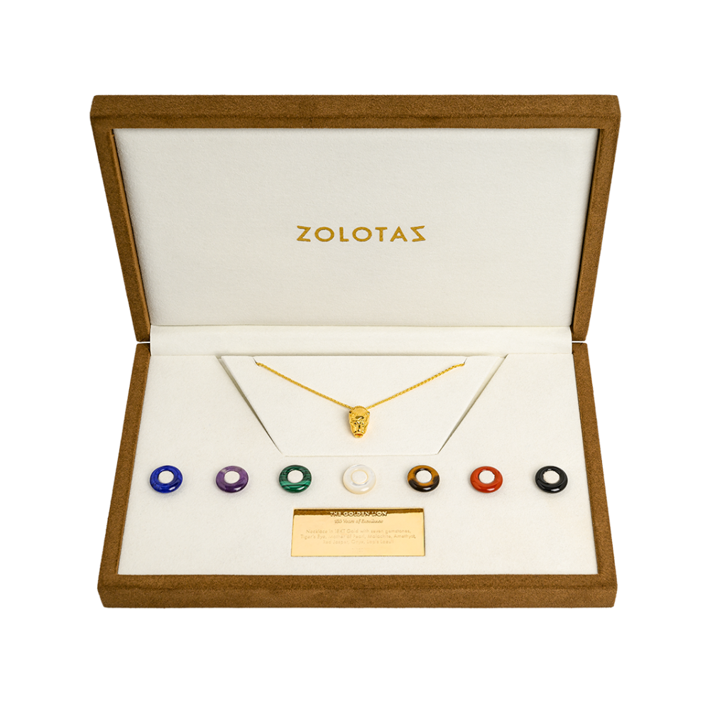 THE GOLDEN LION anniversary necklace